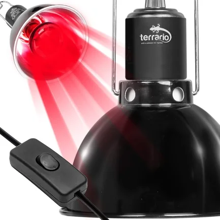 Світильник глибокий рефлекторний Terrario Biosphere Light 75W для локального обігріву тераріумів з керамічним патроном E27: додаткове фото 4