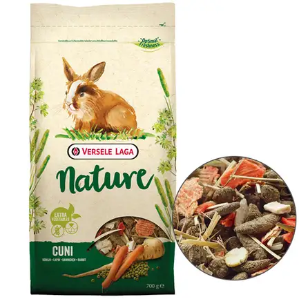 Versele-Laga Nature Cuni ВЕРСЕЛЕ-ЛАГА НАТЮР КУНІ суперпреміум беззерновий корм для кроликів 0,7 кг
