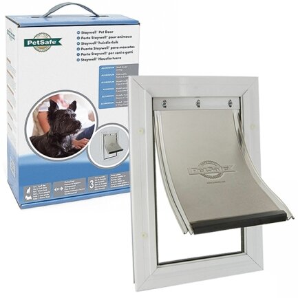 PetSafe Staywell Aluminium Small ПЕТСЕЙФ СТЕЙВЕЛ АЛЮМІНІЙ дверцята для котів та собак малих порід, посилена конструкція для малих порід