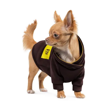 Толстовка Pet Fashion «Megan» для дівчинки, розмір XS, шоколадна: додаткове фото 2
