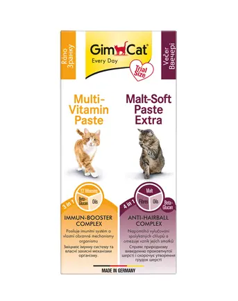 Набір паст GimCat KOMBI-PACK Multi-Vitamin + Malt-Soft Extra 2х20г: додаткове фото 2