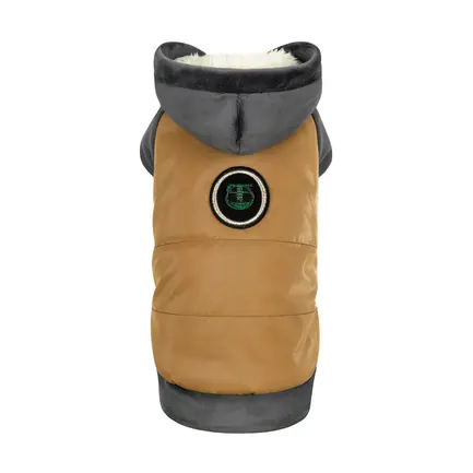 Толстовка Pet Fashion «Rollie» для собак, розмір S, бежева/сіра (лімітована серія)