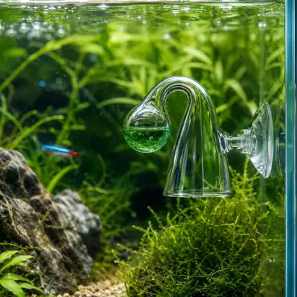 Скляний індикатор CO2, дропчекер Aquario Drop Checker: додаткове фото 4