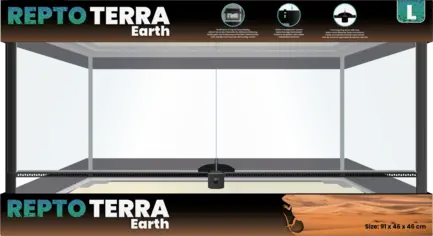 Тераріум REPTO TERRA EARTH 91X46X46 (R1100710): додаткове фото 3