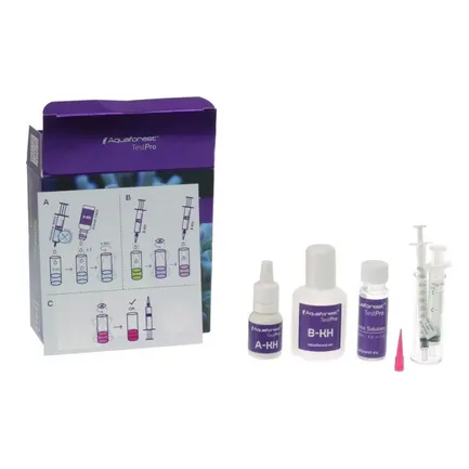Тест на карбонатну жорсткість (KH) Aquaforest Alkalinity Test Kit, для морських акваріуміві, 78–100 вимірювань: додаткове фото 2