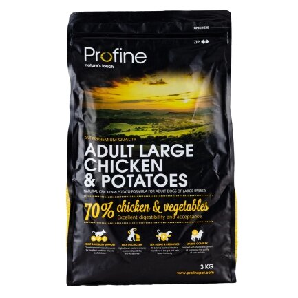 Сухий корм Profine Adult Large для дорослих собак великих порід, з куркою та картоплею, 3 кг — Фото 2