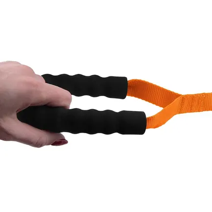 Повідець для Собак Bronzedog Active Нейлоновий з М'якою Ручкою Помаранчевий M: додаткове фото 5