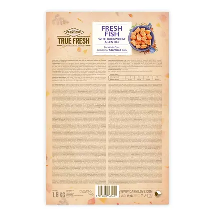 Сухий корм Carnilove True Fresh Cat для для дорослих котів, з рибою, 1,8 кг: додаткове фото 3