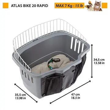 Ferplast ATLAS BIKE 20 RAPID MIX COLOUR: додаткове фото 2