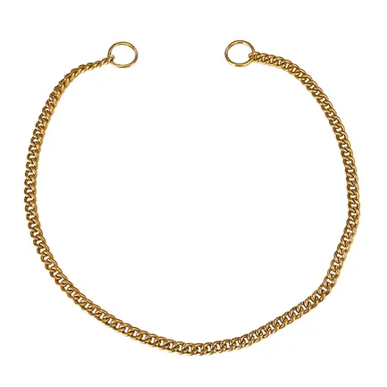Ring5 Jewerly Link Ring5 ЮВЕЛІРНА ЛАНКА нашийник-ланцюжок для собак, золото 30 см