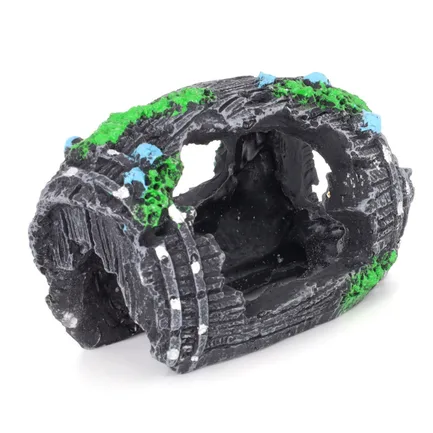 Декорація грот, стара бочка Aqua Nova 9,5x6x6,5см (ANB08C): додаткове фото 5