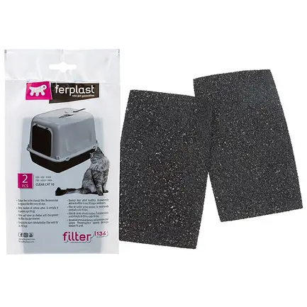 Ferplast L134 FILTER TOIL CLEAR CAT 10 Запасні фільтри з активованим вугіллям