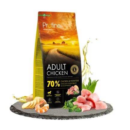 Корм сухий Profine Chicken and Potatoes для дорослих собак всіх порід, з куркою та картоплею, 12 кг: додаткове фото 2
