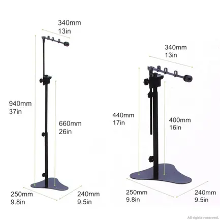 Штатив для лампи Repti-Zoo Standing Lamp MAXI + тримач MINI 2 (LH009D): додаткове фото 9