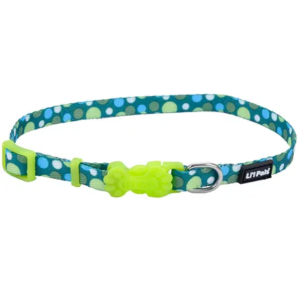 Coastal Li`l Pals КОСТАЛ ЛІТТЛ ПЕЛС нашийник для собак, 0.9х20-30см Зелена крапка
