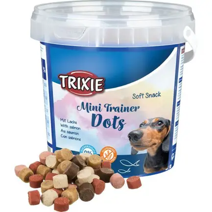 Ласощі Trixie Soft Snack Mini Trainer Dots для собак, лосось, 500 г: додаткове фото 3