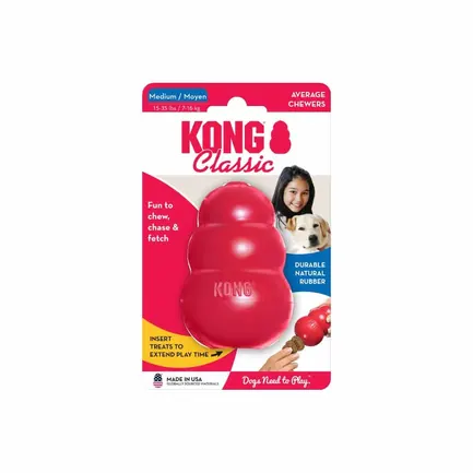 Іграшка KONG Classic груша-годівниця для собак середніх порід, M: додаткове фото 3