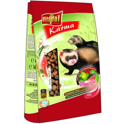 Корм Vitapol для тхорів і фреток, 400 г