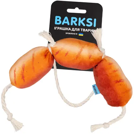Іграшка для Собак Barksi з канатом Сосиски 17 х 10 см