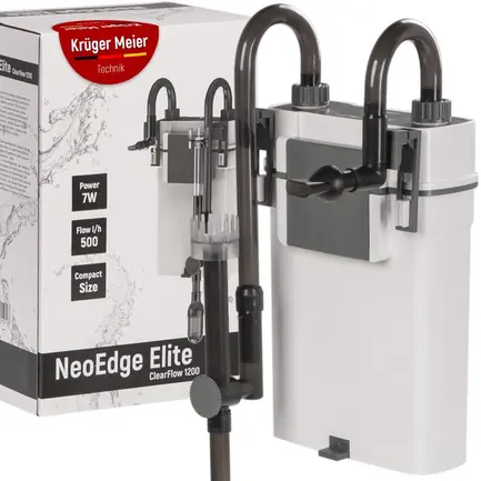 Зовнішній фільтр Kruger Meier NeoEdge Elite 1200 зі скіммером для акваріумів 60–120 л.