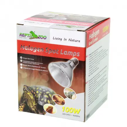 Лампа галогенова точкового нагріву UVA Repti-Zoo Spot lamp 100W (PAR30100): додаткове фото 2