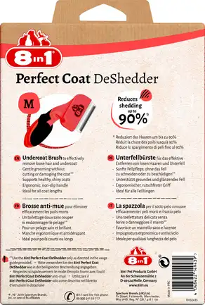 Дешеддер 8in1 Perfect Coat для вичісування собак, розмір M, 6,5 см: додаткове фото 4