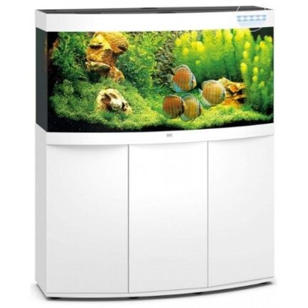 Акваріум Juwel овальний Vision 260 LED, 121x64x46 см, 260 л, білий