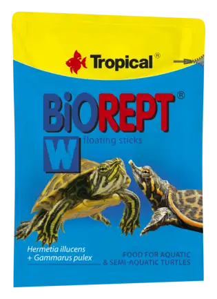 Сухий корм Tropical Biorept W для водоплавних черепах, 20 г (гранули)
