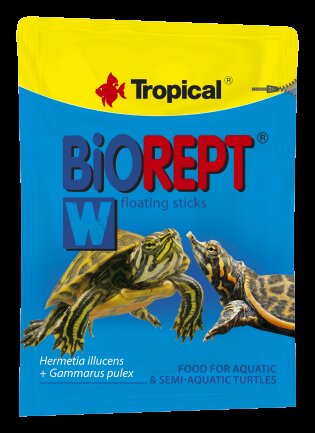 Сухий корм Tropical Biorept W для водоплавних черепах, 20 г (гранули)