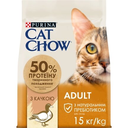 Сухий корм CAT CHOW Adult для дорослих котів з качкою 15 кг — Фото 4