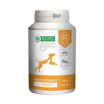 Мультивітамінна добавка до корму для собак Nature&#039;s Protection Multivitamins, 150 табл.