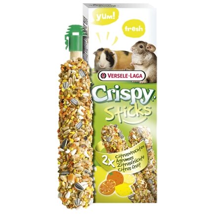 Versele-Laga Crispy Sticks Citrus Fruit ВЕРСЕЛЕ-ЛАГА КРІСПІ ЦИТРУСОВІ ФРУКТИ ласощі для морських свинок, шиншил 0,11 кг