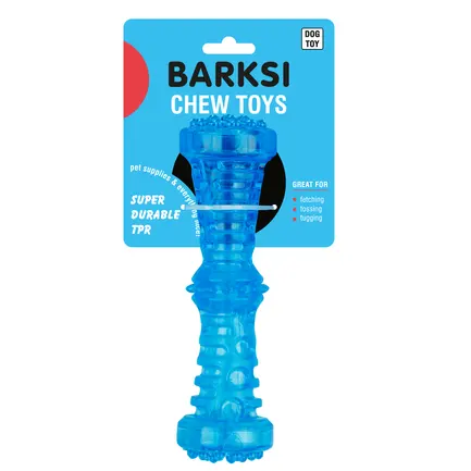 Іграшка для собак Barksi CHEW Звукова гантеля 18 х 5 см L: додаткове фото 4