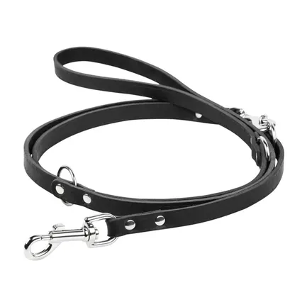 Повідець-перестібка "CoLLaR" (ширина 14мм, довжина 122,142,183см) чорний