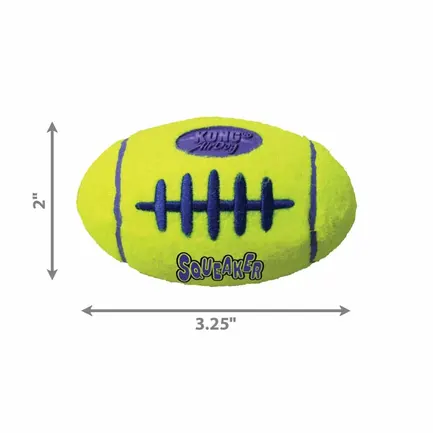 Іграшка AirDog Squeaker Football регбі м’яч для собак малих порід, S: додаткове фото 3