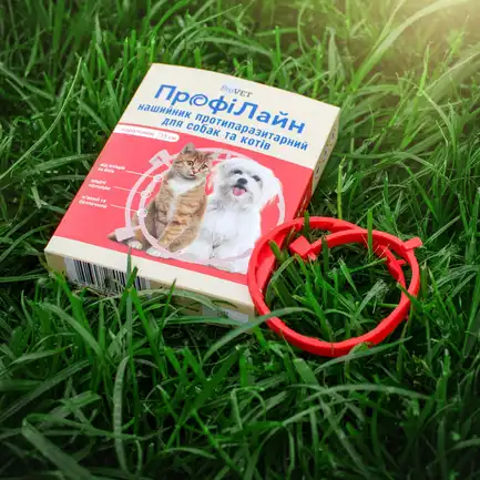 Нашийник ProVET «Профілайн» антиблошиний для собак і кішок 35 см (кораловий): додаткове фото 7