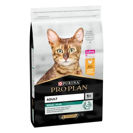 Сухий корм PRO PLAN Adult 1+ Renal Plus для дорослих котів з куркою 10 кг: додаткове фото 2