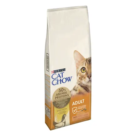 Сухий корм CAT CHOW Adult для дорослих котів з куркою 15 кг: додаткове фото 3