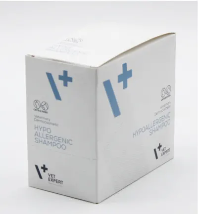 VetExpert Hypoallergenic Shampoo - гіпоалергенний шампунь для котів та собак, 20x15мл