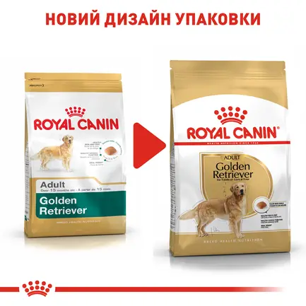 Сухий корм Royal Canin GOLDEN RETRIEVER ADULT для дорослих собак породи Золотистий ретрівер 12 кг: додаткове фото 2