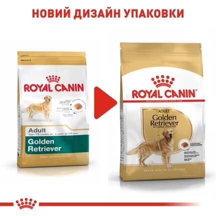 Сухий корм Royal Canin GOLDEN RETRIEVER ADULT для дорослих собак породи Золотистий ретрівер 12 кг