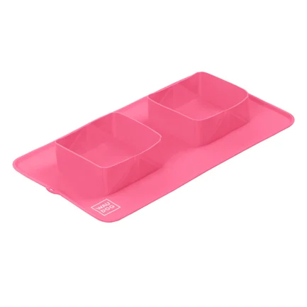 Миска складана WAUDOG Silicone,385х230х50 мм рожевий: додаткове фото 3