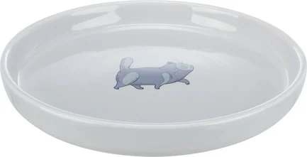 Миска Trixie для котів, пласка та широка, 600 мл, d:23 см (керамічна)