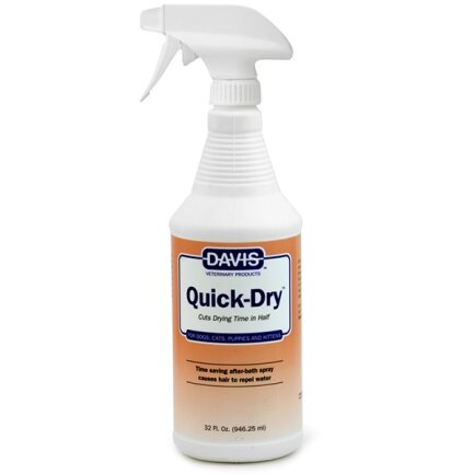 Davis Quick-Dry Spray ДЕВІС ШВИДКА СУШКА спрей для собак і котів 0,946 л