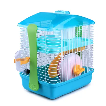 Клітка для хом'яка AnimAll P-679, 28.5×19.5×27 см, бірюзова