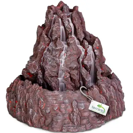 Декорація фонтан Terrario Volcano Fountain 22x23x21см (232321): додаткове фото 6