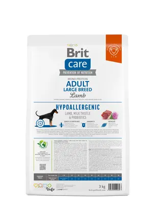 Сухий корм Brit Care Dog Hypoallergenic Adult Large Breed для собак великих порід, гіпоалергенний з ягням, 3 кг: додаткове фото 5