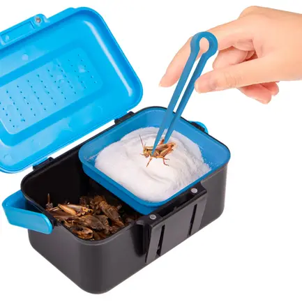 Подвійний контейнер для живого корму Terrario Live Food Box 13x9x7см: додаткове фото 4