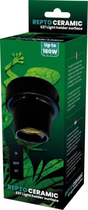REPTO CERAMIC E27 LIGHT HOLDER SURFACE (R2300007) керамічний патрон для тераріума