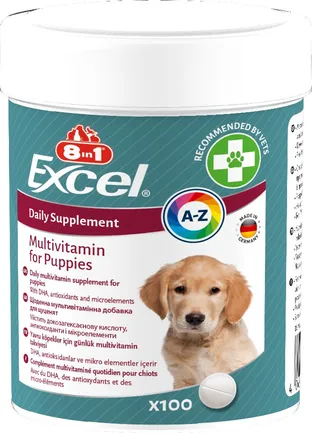 Вітаміни 8in1 Excel Multi Vitamin Puppy для цуценят та молодих собак, мультивітамін, 100 шт: додаткове фото 4